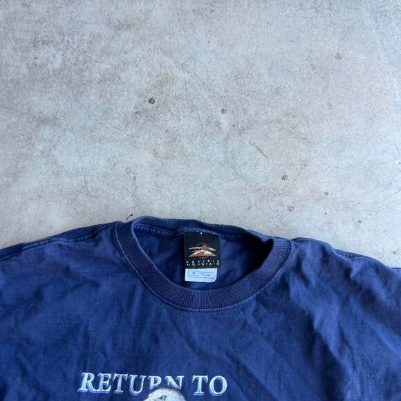 Kennedy Space Center mens M navy y2k 2000s tee - Picture 2 of 2